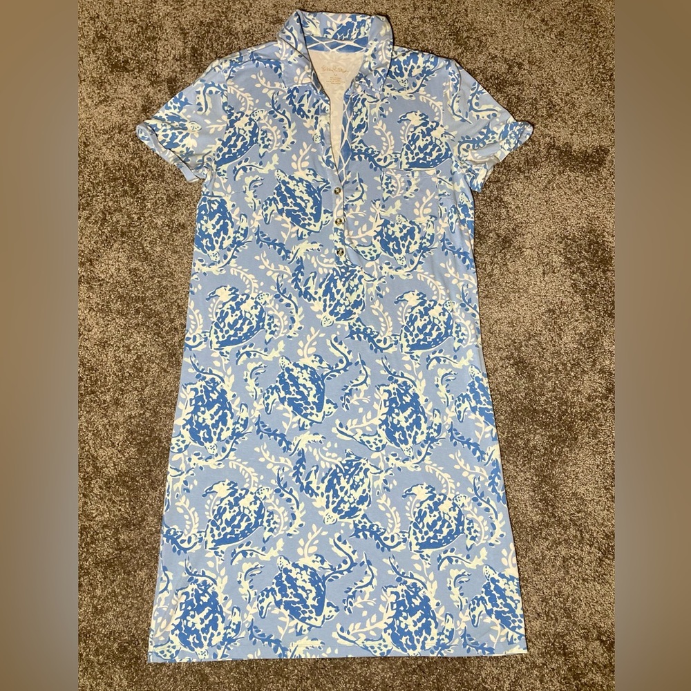 Lilly Pulitzer Short Sleeve Turtle Dress